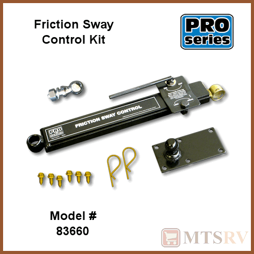 Pro Series Adjustable Friction Sway Control Complete Kit Reese