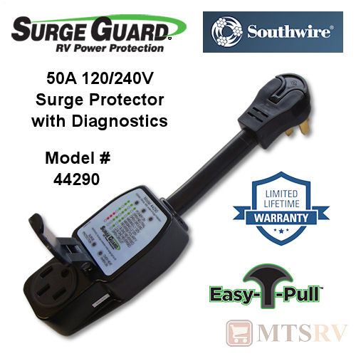 Southwire Surge Guard 50A 120/240V Power Protector w/Diagnostics 44290 50 amp eBay